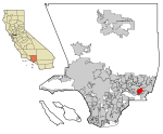 LA County Incorporated Areas Walnut highlighted